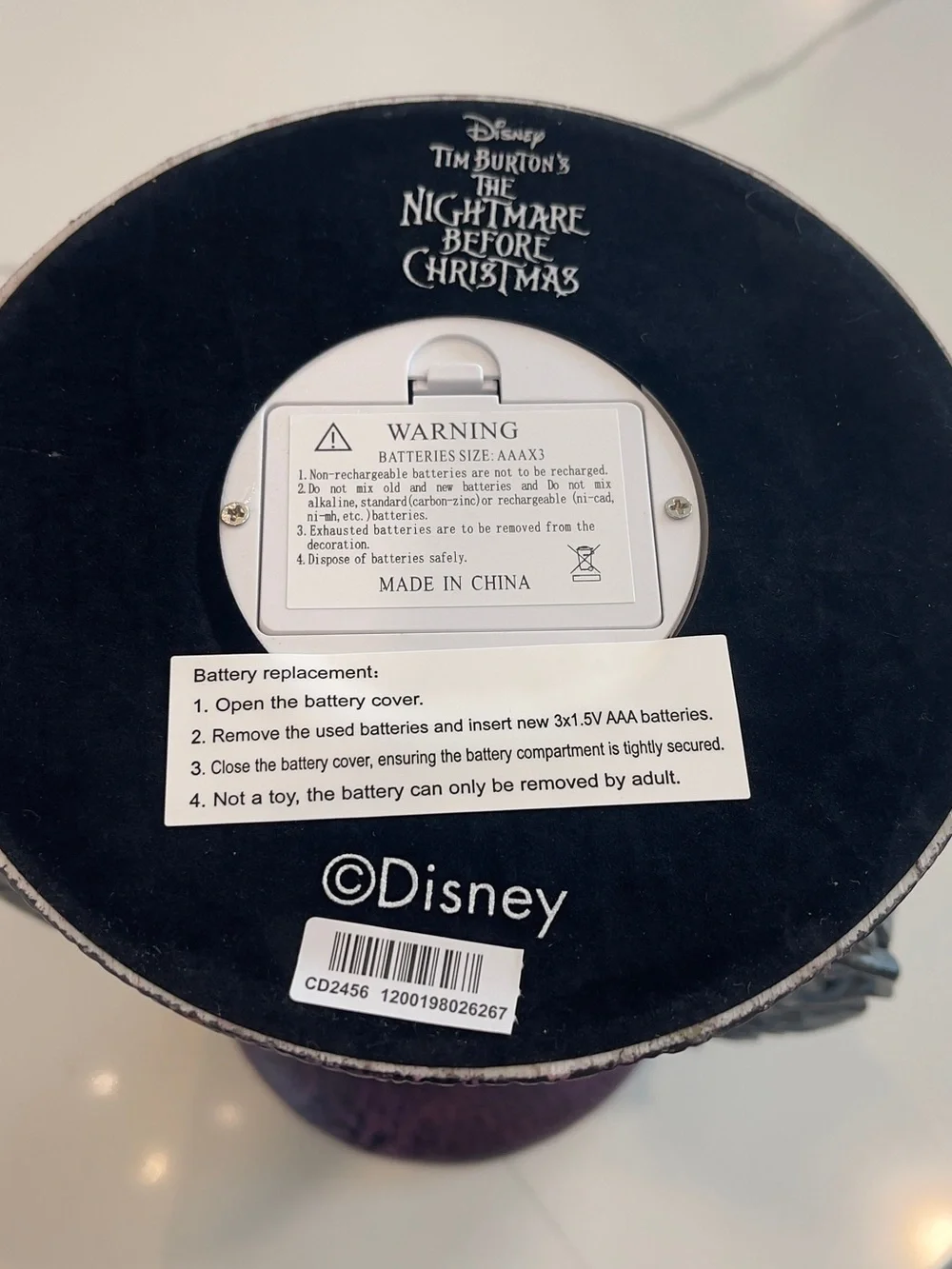 Bath & Body Works x Nightmare Before Christmas Light Up Candle Holder